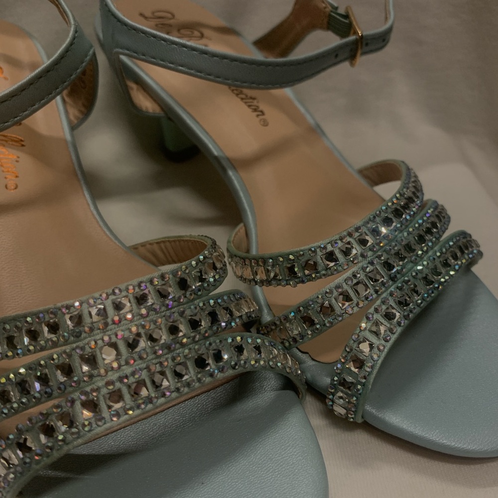 De Blossom Collection Light Blue Heels